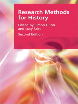 cover image of Research Methods for History